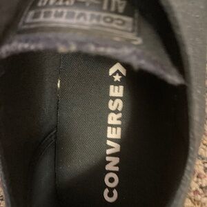 Mens low top black Converse